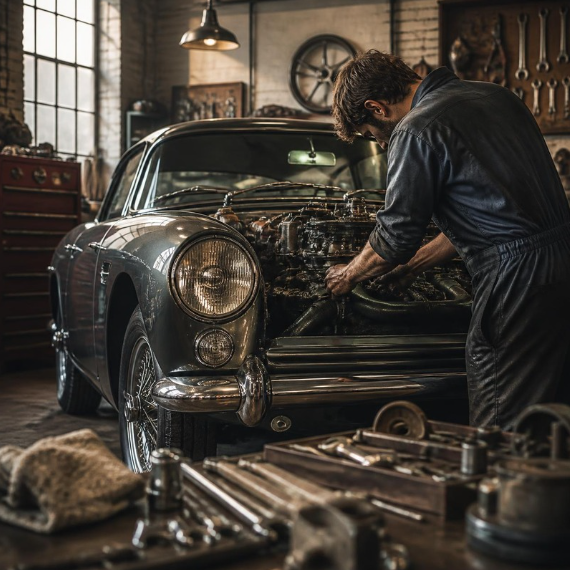 Mechanik: Arbeit am Motor